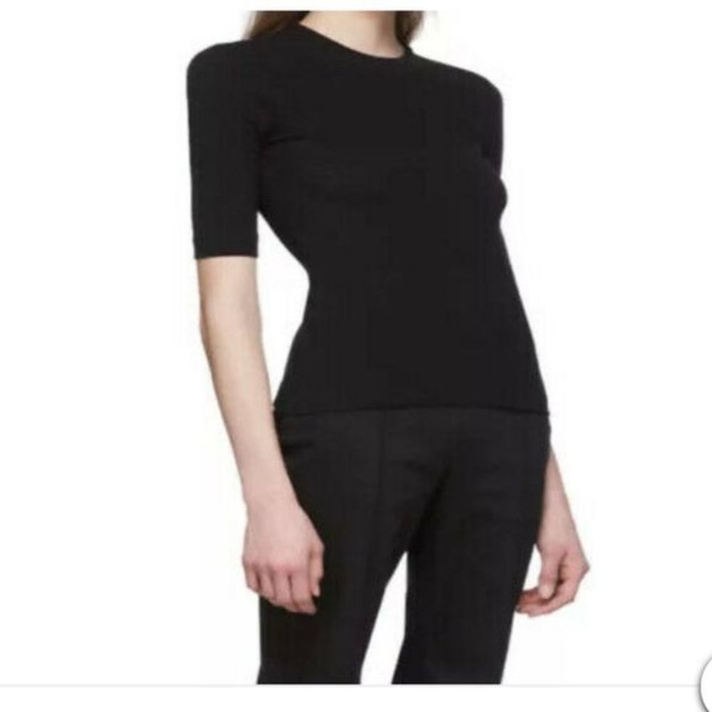 Vintage?black knit sweater top
